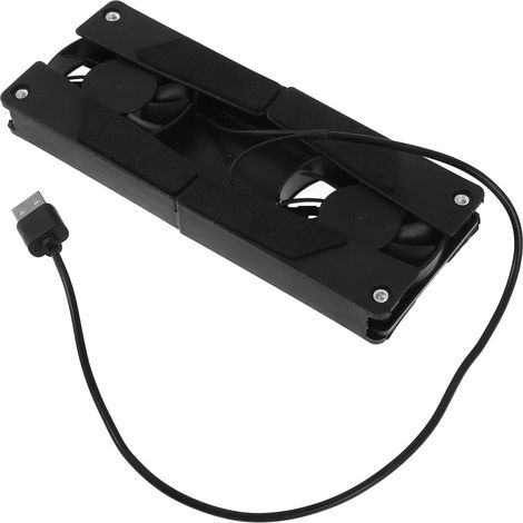 Support Surélevé pour Ordinateur Portable Gaming en Plastique Noir Ventilation USB, Design Pratique et Solide, pour Bureau de Travail (1/5)