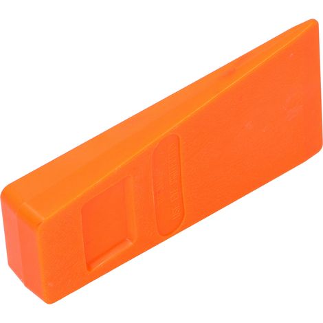 Cale d'abattage orange professionnelle 5,5" pour sciage et coupe du bois