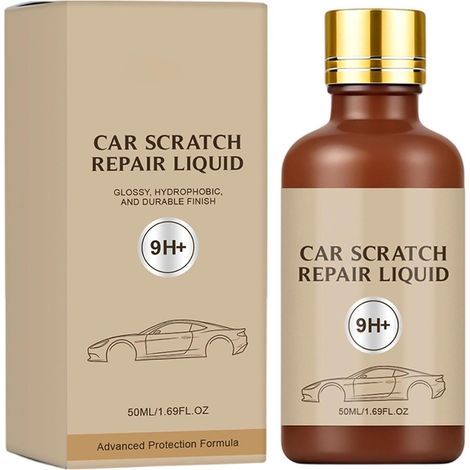 Efface-Rayures pour Voitures 50ml Nano Résistant aux UV Hydrophobe Solution Detailing pour Voiture Pour Couche d'Oxydation Fientes d'Oiseaux Tourbillons SUV Camping-car Berline (1/5)