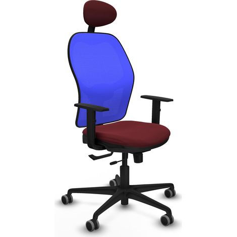 Sedia da ufficio piqueras y crespo nera supporto 120 kg (1/2)