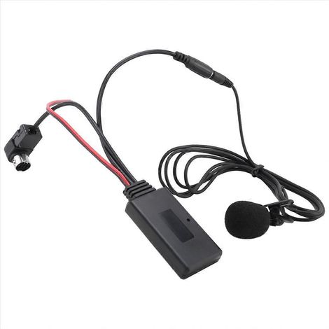 Adaptateur Bluetooth AUX pour voiture, microphone mains libres pour appels téléphoniques (1/5)
