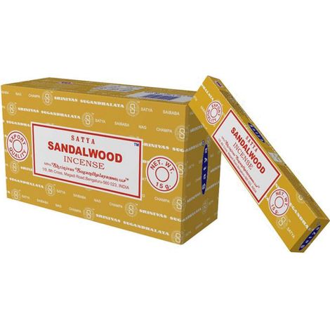 Encens Satya Sandalwood - 12  boites de 15 grammes (1/3)