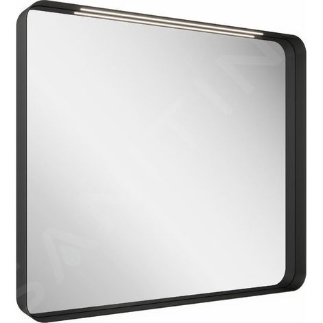 Ravak Strip - Miroir avec éclairage LED, 506x706 mm, noir X000001569 (1/3)