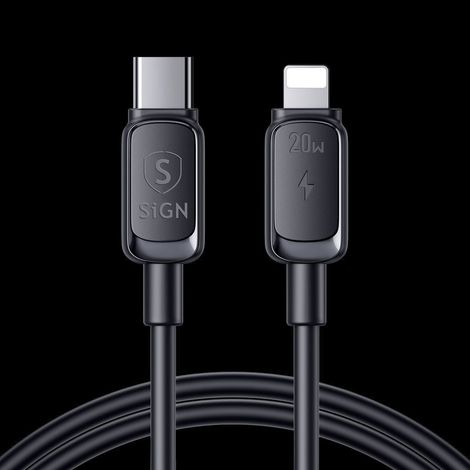 Usb C Auf Lightning Kabel 20 W 0 25 M Schwarz