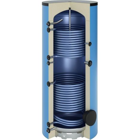 OEG Ballon solaire 2250 litres avec 2 échangeurs à tube lisse