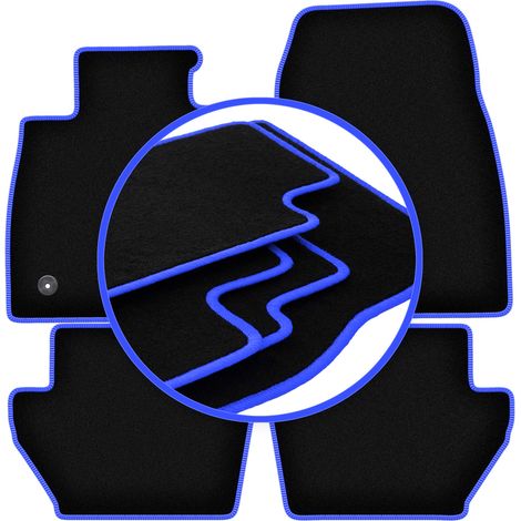 Tapis de sol Carlux bleus pour : Ford Puma II crossover (2019-) (1/5)