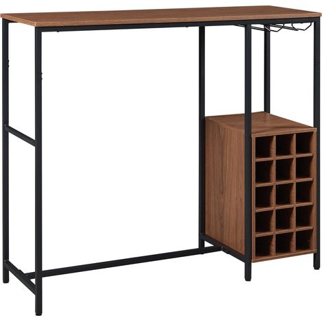 Mesa de bar 120 x 40 x 105 cm marrón 030010991 (1/5)