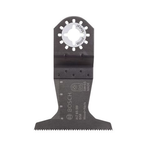 Lama per tagli dal pieno BIM AII 65 APB Wood and Metal Starlock per Utensili Multifunzione 2608661781 BOSCH