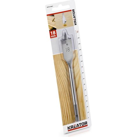KREATOR Mèche pour bois plate Ø 18x152mm