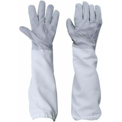 Gants de protection pour apiculteur, gants d'apiculteur, gants d'apiculteur en peau de mouton, gants d'apiculteur en peau de mouton de haute qualité- (1/5)