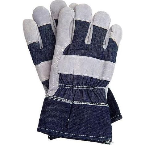 Guanti in pelle bovina, crosta di cuoio, jeans RB - 6.0 PAR - REK SK 201