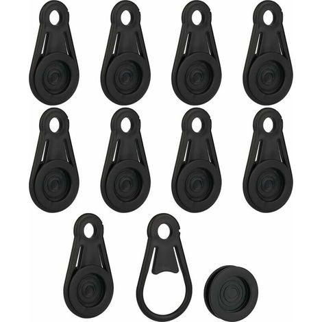 Bardusch-10 Pièces Clips de Bâche, Pince pour Bache, Pinces à Bâche Pinces à Pinces d'Arrimage pour Bâche pour Bâches de Voiture, Tentes, Auvents et Bâches de Piscine (1/5)