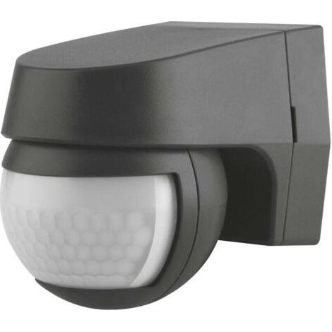 Détecteur de mouvement infrarouge LED étanche – Portée jusqu'à 12 m – Angle de détection de 180° – Fixation murale extérieure – Indice de protection IP44 – Alimentation 100-240 V CA (1/5)