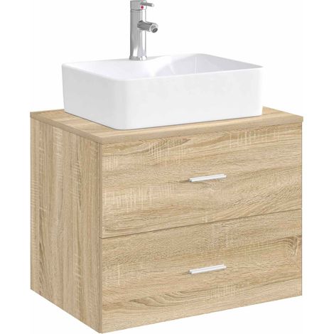 vidaXL Bathroom Wash Basin Chrome 48.5 x 37.5 x 13 cm Metal