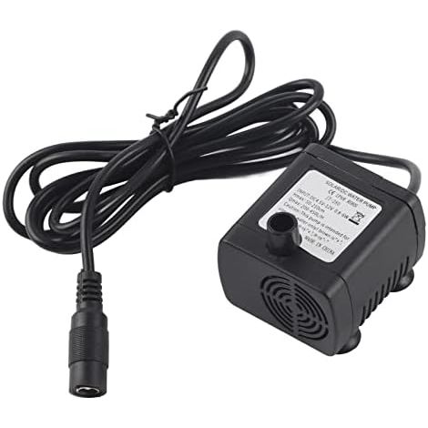 Petite Mini Pompe à Eau Submersible DC12V, Mini Pompe à Eau Submersible Amphibie Solaire pour Bassin de Fontaine (1/5)