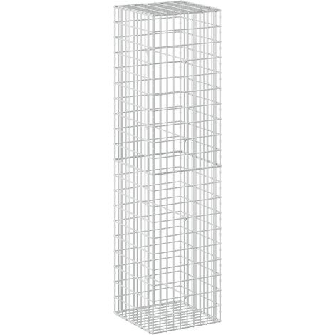 Gabione con Filo da 3,5 mm e Rete da 5x10 cm 50x50x200 cm vidaXL (1/5)