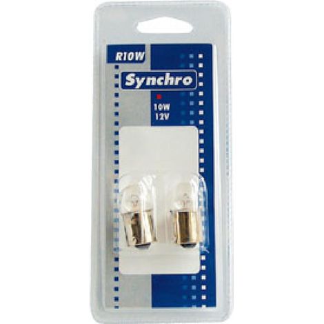 2 ampoules graisseur R10W 12V 10W BA15S