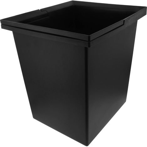 Seau SELECT 17 litres en plastique noir