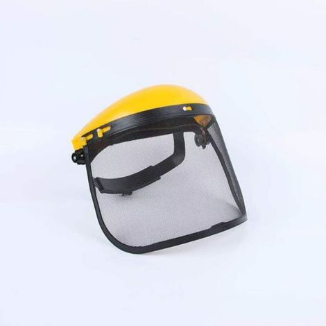 Visière En Maille D'Acier - Protection Faciale Réglable Pour Jardinage Et Bricolage - 1 Pièce (1/4)