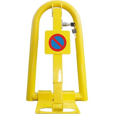 BARRIÈRE DE STATIONNEMENT AVEC CADENAS - 30X50X27CM