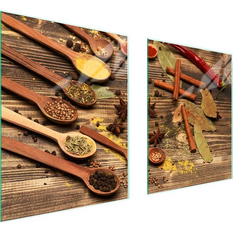 GLASSCHUTZPLATTE FÜR HERD 85x52 SPICES (1/5)