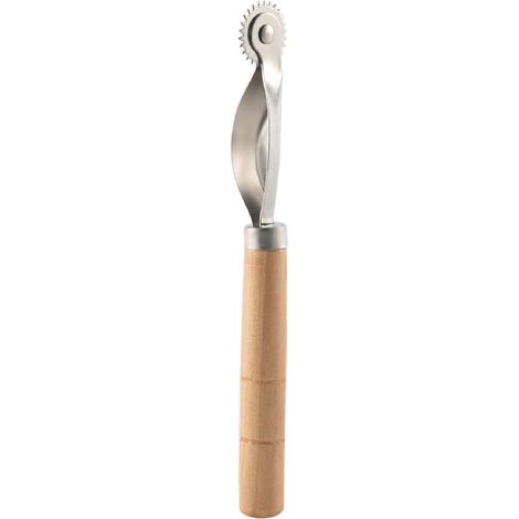 1 pièce bois Handle Overneedle Wheel needle Spacing Perforating outil (1/5)