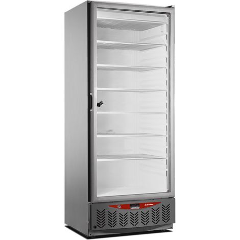 Congélateur vitré statique 525L - GN2/1 & 600x400 - inox AISI 441 - Température -22°C à -18°C - Diamond (1/4)