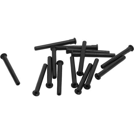 15 pièces Tubes de Protection pour Cordage de Raquette, Accessoires Durables de Tennis, Trous 3.6x35mm (1/5)