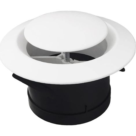 Couvercle pour conduits de ventilation, diffuseur de plafond, soupape d'alimentation d'échappement, prise d'air anémosté, couvercle pour tuyau de ventilation, 100 mm