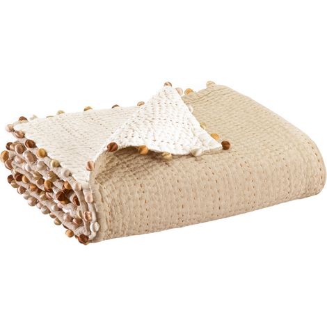 Plaid Couverture Uni pour Canapé ou Lit, Jeté de Lit, 140 x 200 cm - PANGIVO