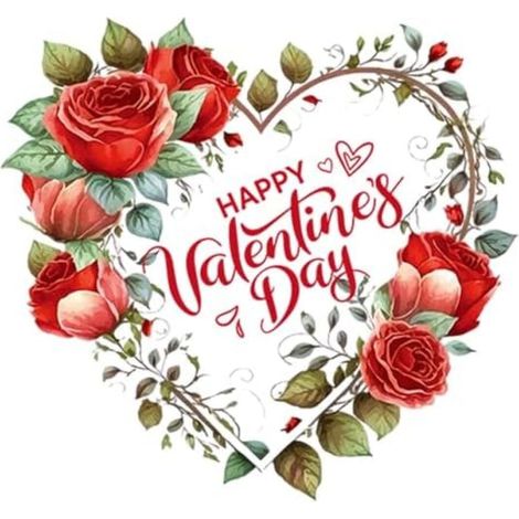 Autocollant de Fenêtre de La Saint-Valentin Stickers Fenetre Saint Valentin Mural Amovible pour Réfrigérateur 2pc 32x32cm (1/5)