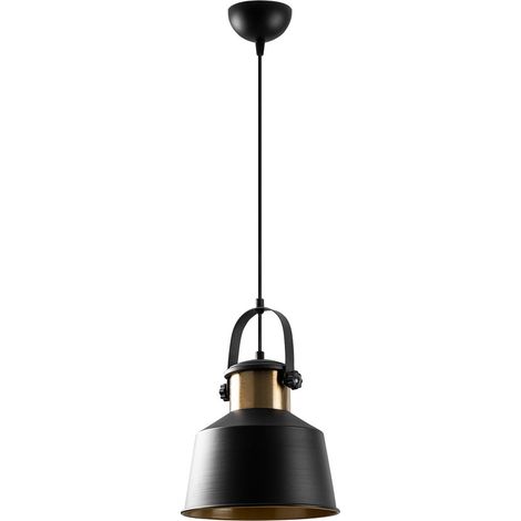 Lámpara colgante retro Momo 26 Negro (1/5)