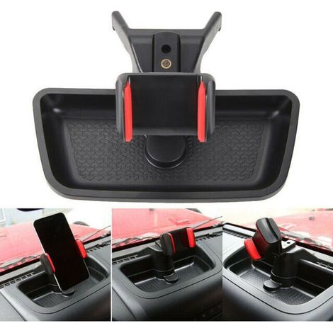 Support de téléphone portable support de voiture support de téléphone rotatif pour Jeep Wrangler JK 2012-2017 (1/5)