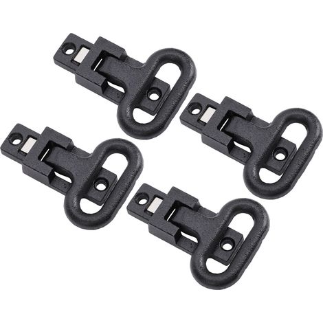 Marches pliantes en acier, antidérapantes, robustes, pliables, pour camions, remorques, bus, bateaux, camping-cars, 4 pièces (1/5)