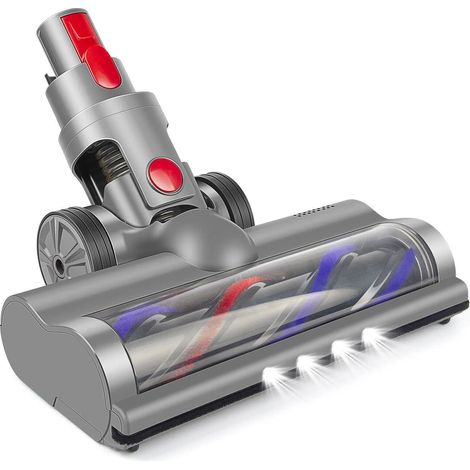 Brosse électrique aspirateur Dyson V7 V8 V10 V11, tête de brosse Dyson motorisée avec LED, rouleau lavable, verrouillage rapide pour tapis et sols (1/5)