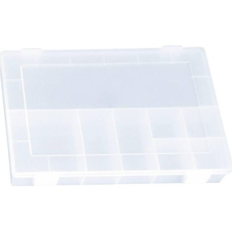 Hunersdorff Alutec 611300 caja de almacenamiento transparente 8 compartimentos