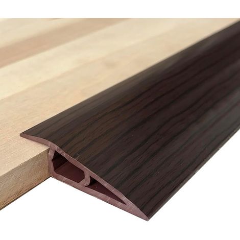 Bande de transition de seuil de plancher, bande de pression de bord, 70MM20MM1M, noyer noir