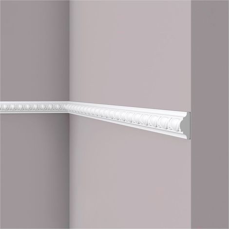 Moldura para pared NMC WO1 WALLSTYL Noel Marquet Moldura decorativa Perfil de estuco diseño atemporal clásico blanco 2 m (1/5)