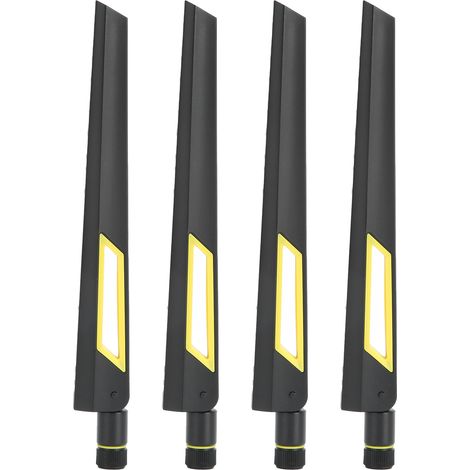 4 Antennes SMA 10dB Double Bande 2.4G/5G pour Carte Réseau RTAX88U AX6000 - Lot de 4 Pièces (1/5)