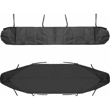 Housse de protection pour store banne, store banne de terrasse 4 m, housse de protection anti-poussière, housse de rangement pour store banne grise, protection imperméable en hiver (1/4)