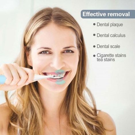 Brosse à dents électrique avec détartrage blanc (1/5)