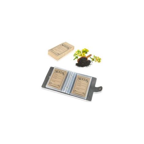 Lot de 50 sacs Seed Storage Organizers,envelopes de graines refermables,envelopes de graines refermables,pour rangement de semences de jardin,classeur de collection et organisation (1/4)