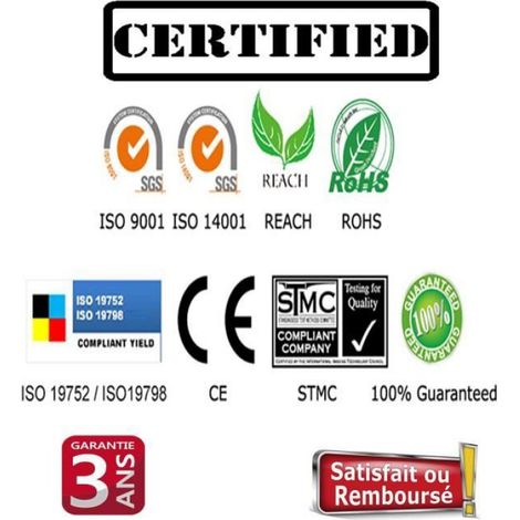 Pack de Cartouches Encre compatible compatible CANON 570/571 XL - Noir, Jaune, Cyan, Magenta (1/2)