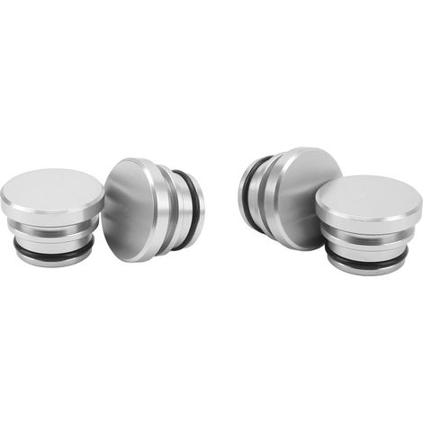 Cache-prise allume-cigare de voiture, en alliage d'aluminium, avec couvercle anti-poussière, compatible avec les prises allume-cigare 12V, couleur argent. (1/5)