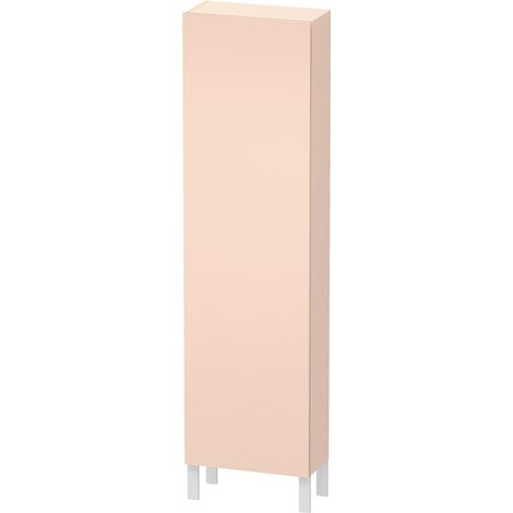 Armoire L-CUBE 500x243x1760mm ouverture gauche abricot peral soie matte