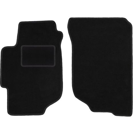 Alfombrillas delanteras para Honda Accord VI familiar, sedán y Type-R (1997-2002), color negro. (1/5)