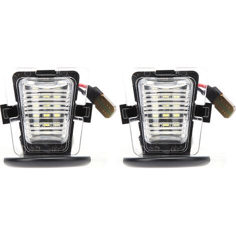 Luce targa a LED DC12V adatta per la sostituzione su JK 2007-2018, una coppia (12V) + luce targa. (1/5)