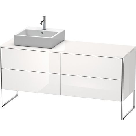 Meuble sous-vasque XSQUARE 778x1600x548m avec éclairage li blanc brillant