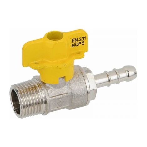 RUBINETTO A SFERA GAS CON PORTAGOMMA GPL 1/2" Maschio