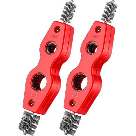 Clean de tuyaux en cuivre de 2PCS, 4 en 1 outil déburrication tuyaux en cuivre rouge pour les en aluminium en laiton PVC PPR, Nettoyer à outils à main (1/5)